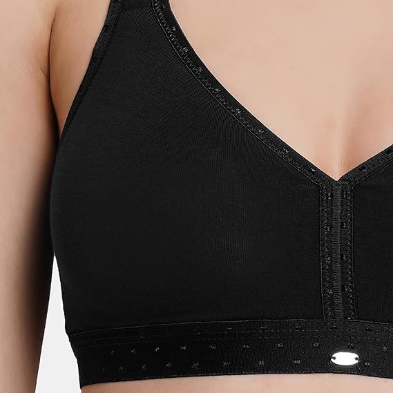SOIE Women’s Stretch Cotton T-Shirt Bra – Full Coverage, Non-Padded & Non-Wired